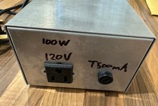 100W 240V-120V Step Down Transformer (tested working, fuse holder bypassed)