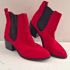 Marks spencer red - spencer, suede