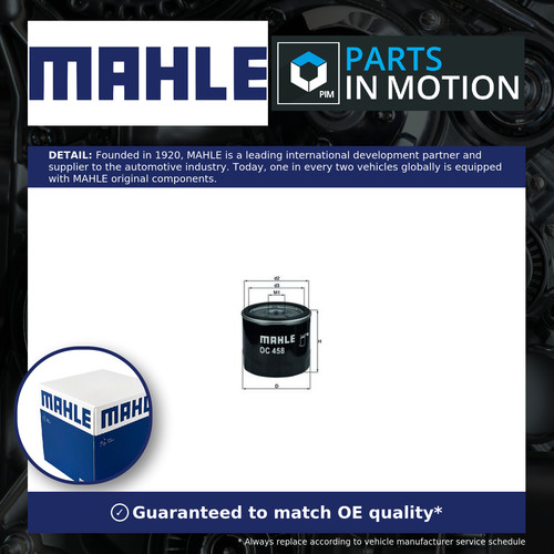 Oil filter oc458 - filter, mahle