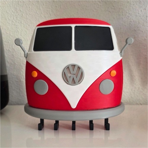 Printed volkswagen bus - 3d,