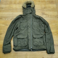 Superdry Professional The Windcheater Jacket Womens XL Brown Fleece Lining