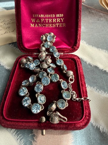 Antique georgian cornflower - georgian,