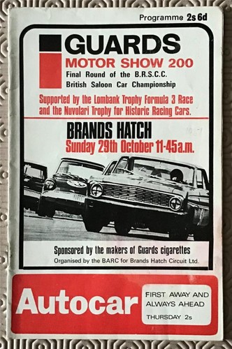 Brands hatch oct 1967 - hatch, 29
