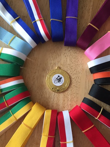 10x cycling race medals 50mm - 10x,