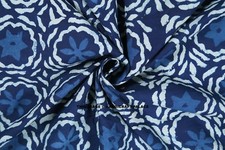 Cotton Voile Fabric Hand Block