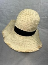 Primark Women's Beige Floppy Wide Brim Beach Holiday Summer Sun Hat OLS-HT009