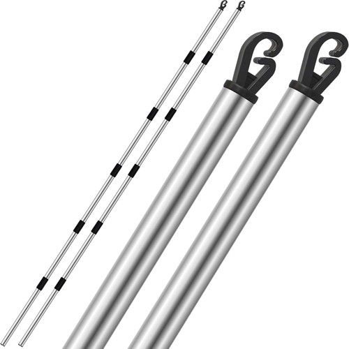 Telescopic washing line props - telescopic,
