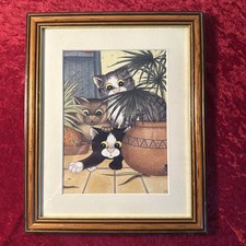 CAT PRINTs by LINDA JANE SMITH Washington Green Limited 1992 x1