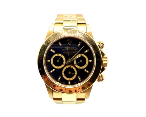Rolex daytona gold watch - rolex,