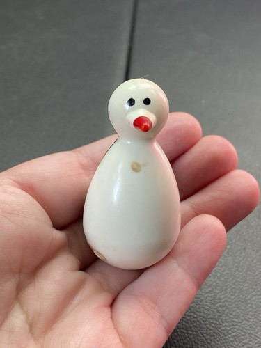 Vintage roly poly hard - poly, plastic