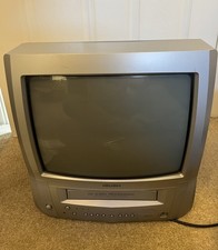Vintage bush gaming CRT VHS TV