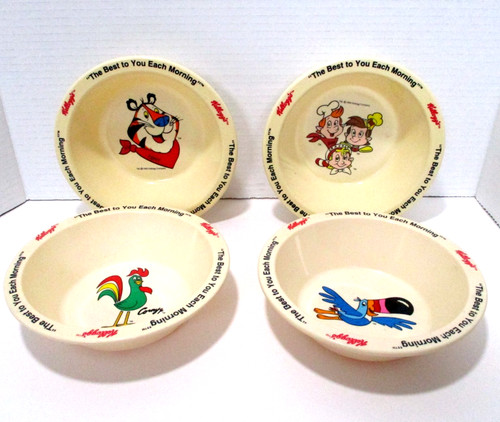 Cereal bowls kelloggs tony - cereal,