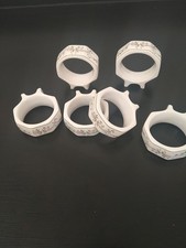 Six Eternal Beau Napkin Serviette Rings