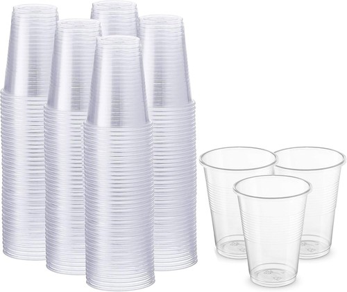 100x 7oz clear plastic - 7oz,