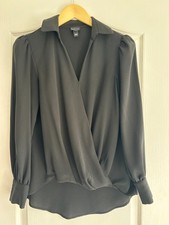 River Island Black Silky Satin