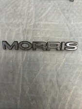 Morris Car Boot Script Logo Emblem Badge 1970s Classic Original Good Condition