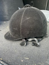 Velvet Riding Hat And Cover Bag, Size Says 60 Unused