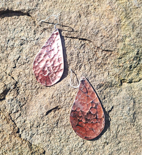 Hand made hammered - hand, bronze