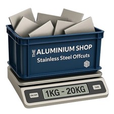 Metal Offcuts Per Weight 1kg-20kg Stainless Steel Sheet Plate 0.9mm - 2mm Thick