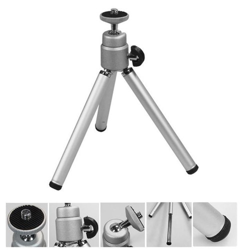 Silver mini tripod mount stand - mini,