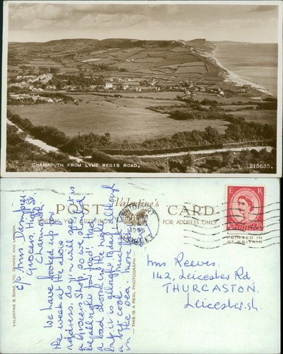 Charmouth from lyme regis road - charmouth,