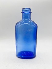 ANTIQUE MILK OF MAGNESIA STUNNING BLUE CHEMIST EMPTY BOTTLE DRINK 