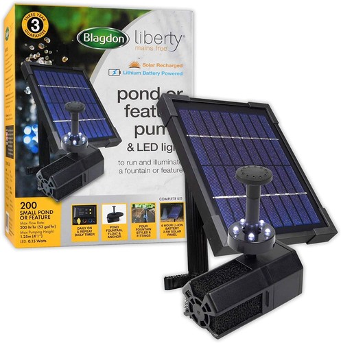 Bladgon solar pond - pond, pump