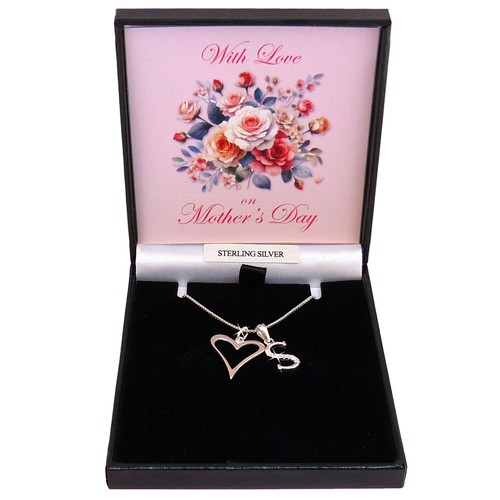 925 silver letter necklace - 925,