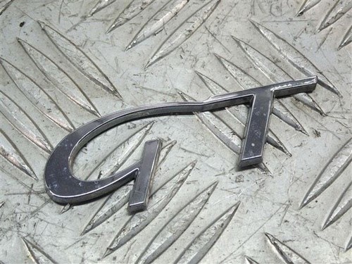 Rear boot lid badge alfa - gt,