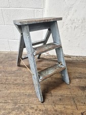 Vintage Wood Small Step Ladder