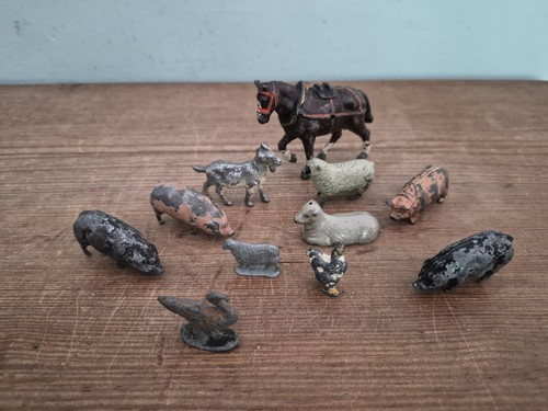 Job lot antique - vintage, lead