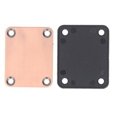 Guitar Neck Plate 4 Bolt With Screws For Telecaster Electric Bass Replacemen GF0