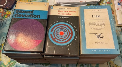 Vintage blue pelican books - vintage, job