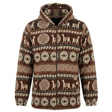 ALPACA WOOL HOODED JACKET XL