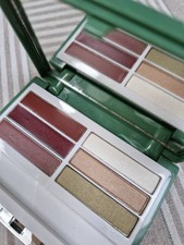 Clinique Colour Tour Lip & Eye Colour Compact NEW 3 Lipsticks 3 Eyeshadows