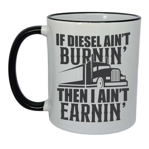Truck driver lorry coffee mug