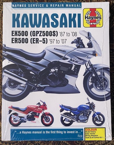 Haynes kawasaki ex500 - haynes, gpz500s