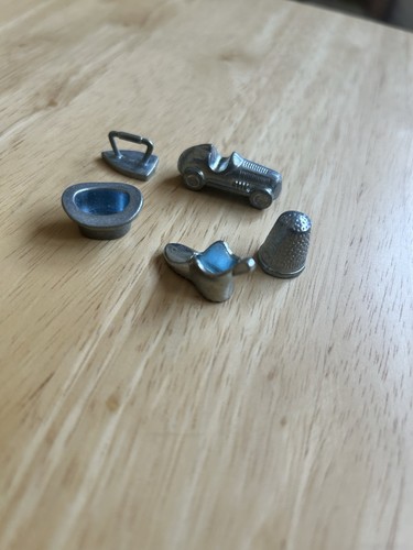 Monopoly metal pieces - pieces, x5