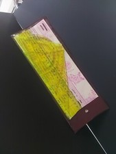 30cm Four Piece Geometry Set  12 inch Ruler Protractor Set Square Etc Fluo Yello