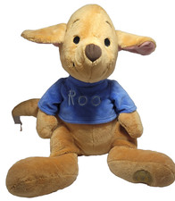 DISNEY STORE STAMPED ROO from WINNIE THE POOH CUDDLY 13"PLUSH SOFT TOY KANGA-ROO