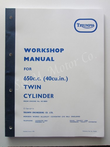 Triumph unit tr6 - unit, t120