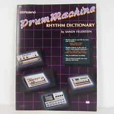 ROLAND Drum Machine Rhythm Dictionary Feldstein TR-606,DR-110,TR-707,TR-727,909