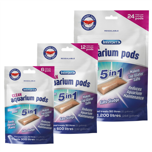 Interpet clean aquarium pods - aquarium,