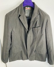Prada Sport Mens Grey BlazerJacket Size EU 54 XXL Art. SGV920 Zip/Button