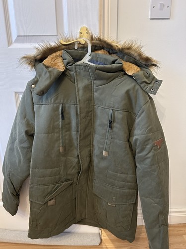 Men khaki green fur - khaki,