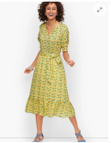 Talbots midi dress - dress, 100%