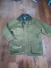 Greenbelt Tweed Country Jacket Mens 2XL Green Oversize