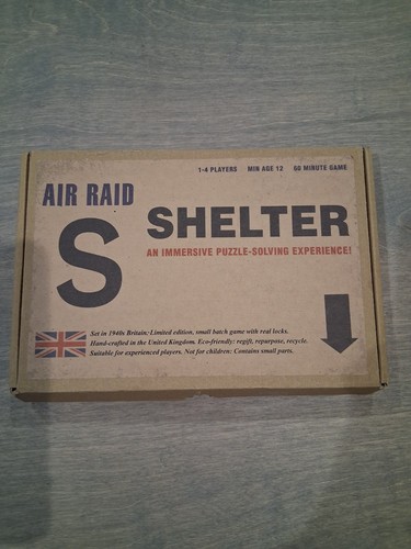 Air raid shelter escape room - raid,