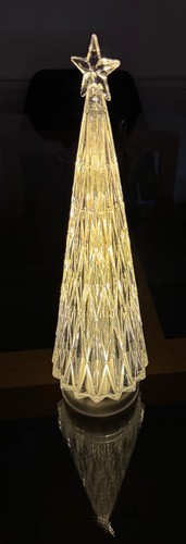 Rotating 40cm glass christmas - 40cm,