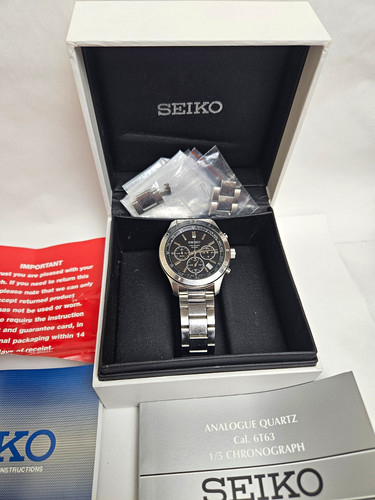 Seiko quartz chronograph date - seiko,